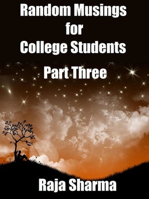 cover image of Random Musings for College Students
